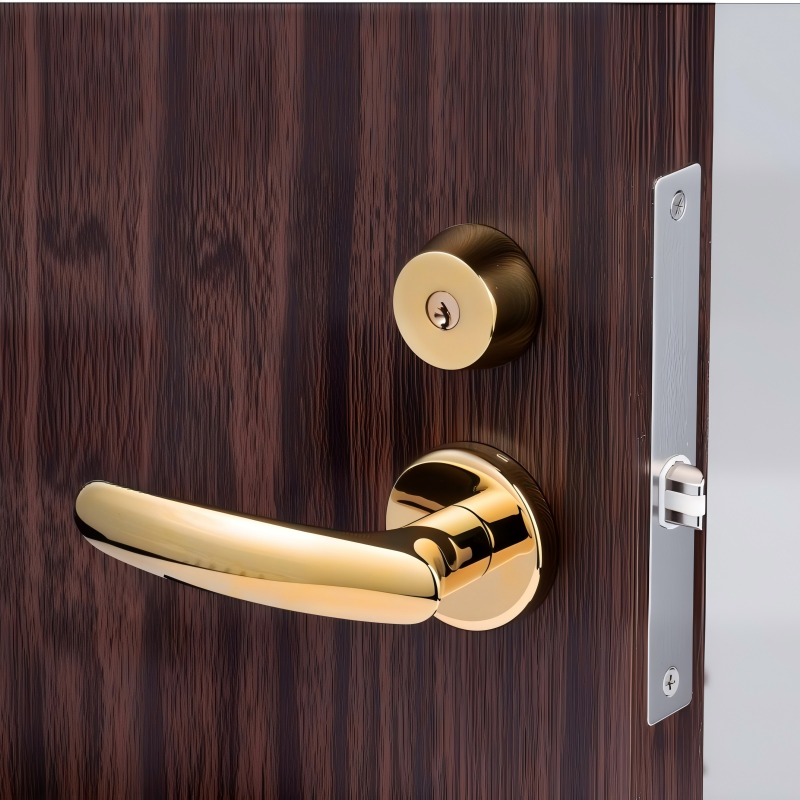 Aluminium Alloy + Zinc Mechanical Lever Silent Door lock