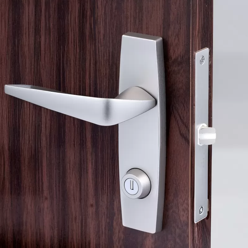 luxury alloy lever lock factory japanese style silent lever door lock for luxury interiors